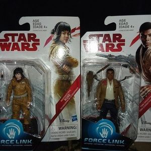 Star Wars- Force Link Set Of 2 Action Figures- NIB